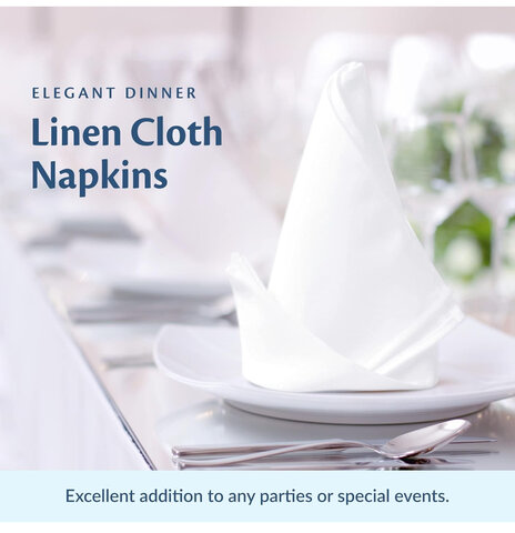 Linen dinner napkins Linen dinner napkins